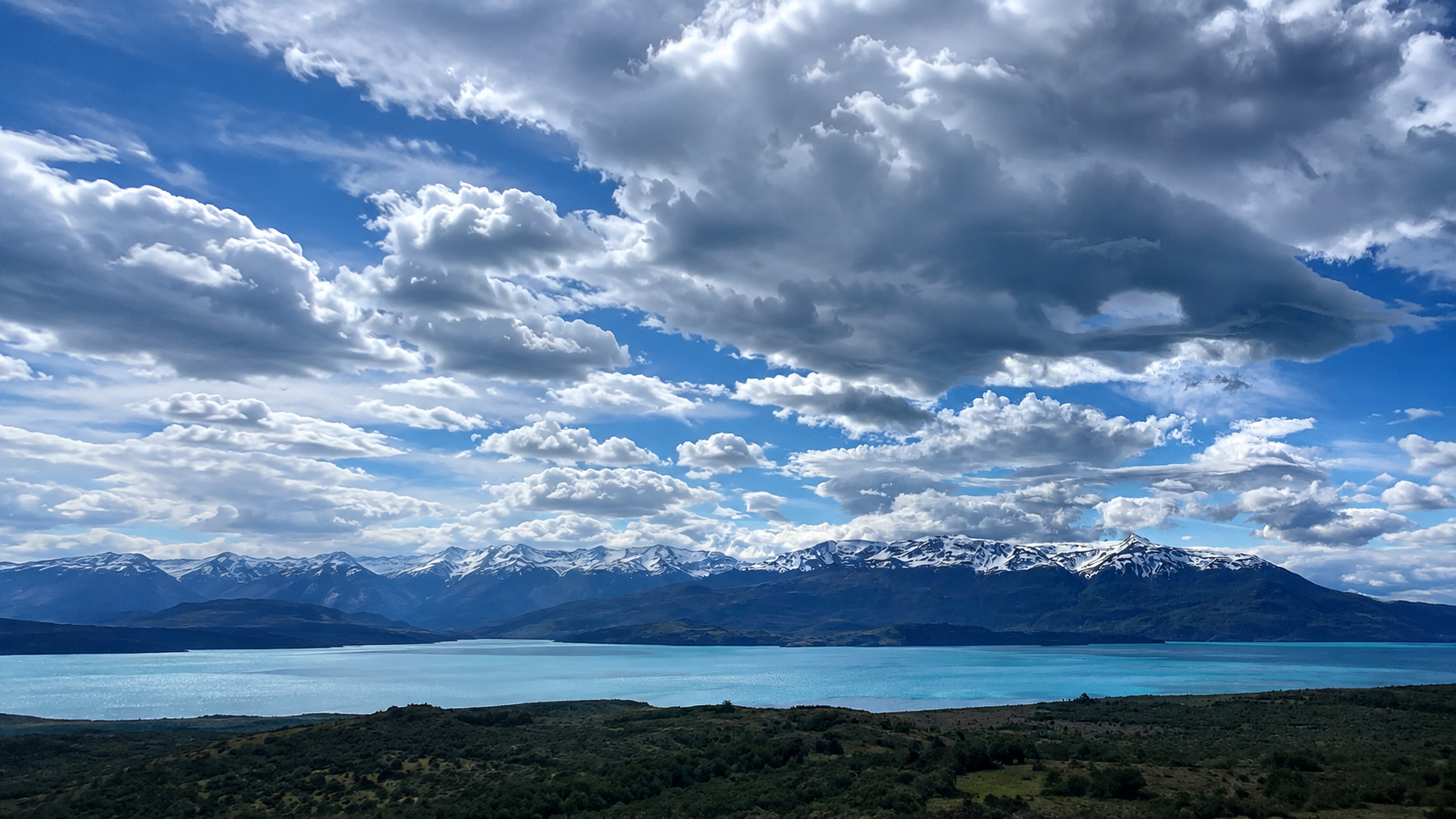 Paisaje patagónico de Mirador Valle Los Fósiles